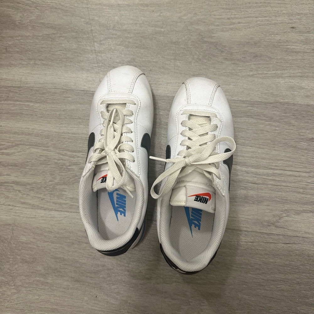 Nike Cortez '23 Shoes White Black Blue DM4044-100